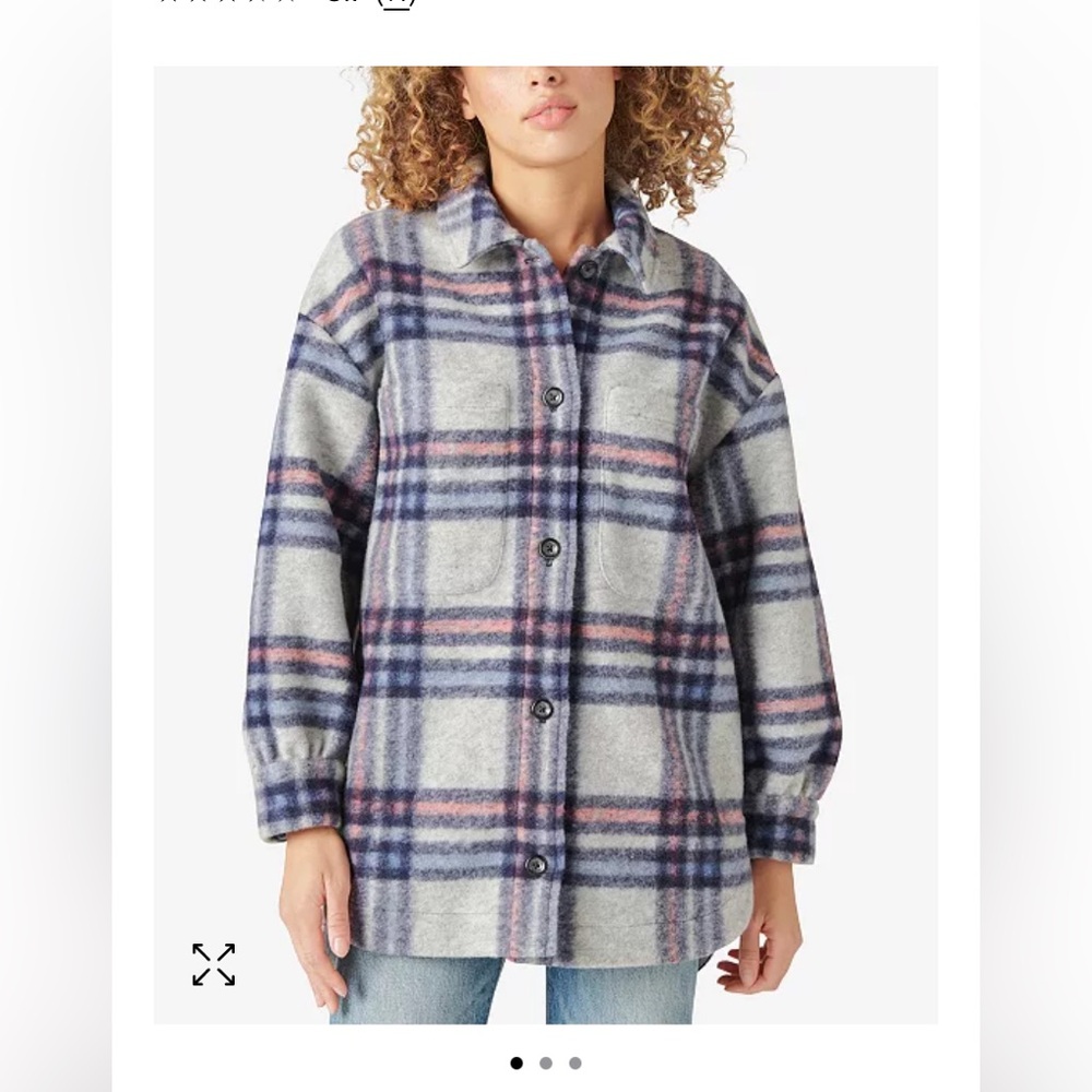 Lucky brand plaid wool jacket